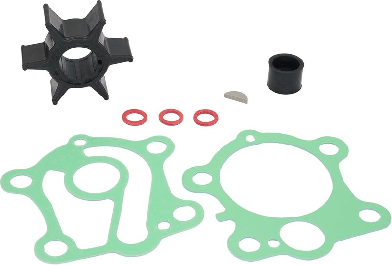SANWIN 6H3-44352 Marine Water Pump Impeller Service Kit Compatible with Yamaha 2 Stroke 55HP Boat Outboard Motor Replacement 6H3-44352-00 697-44352-00 Sierra 18-3069 - Image 3
